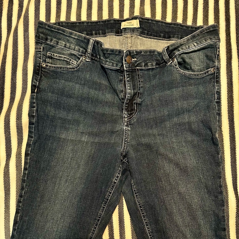 Maurices Women's Mid Fit Skinny Jeans - Dark Blue